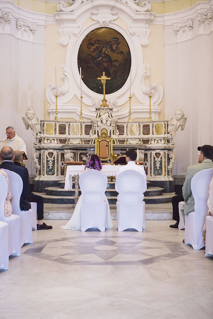 Italian wedding ceremony