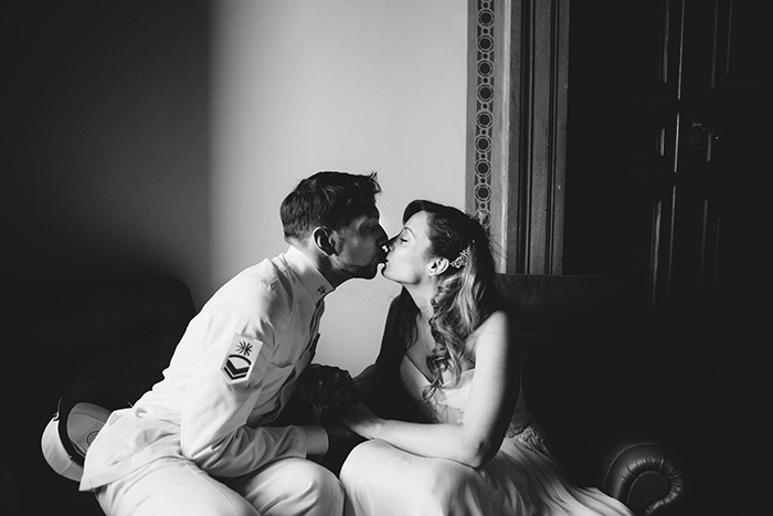 bride and groom portrait in Italy