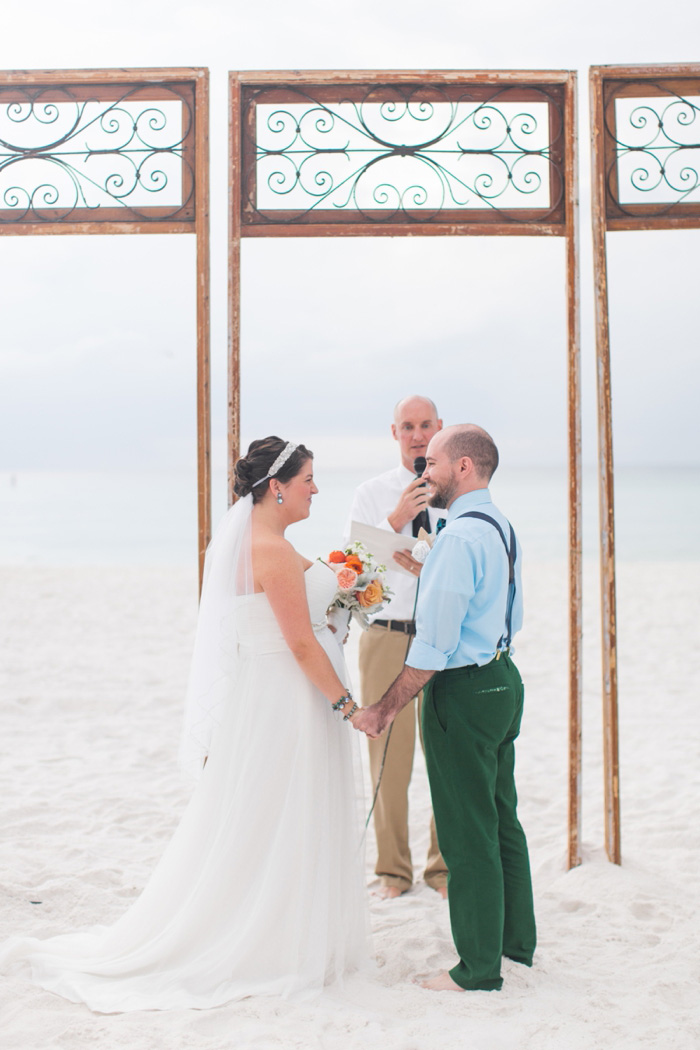 beach wedding ceremony