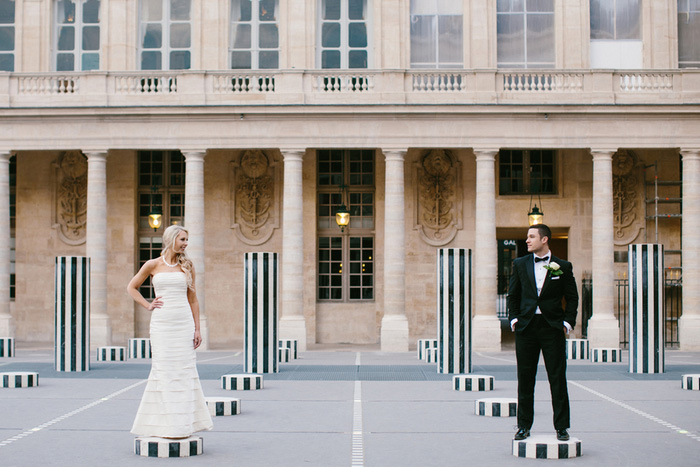 Paris elopement portrait