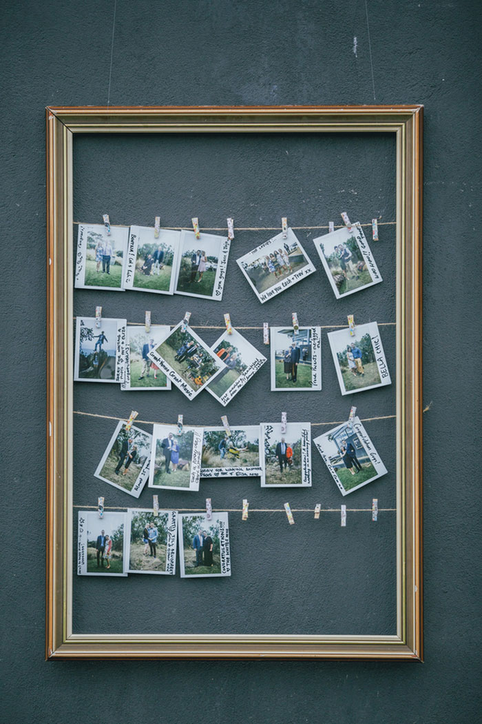 polaroid guestbook