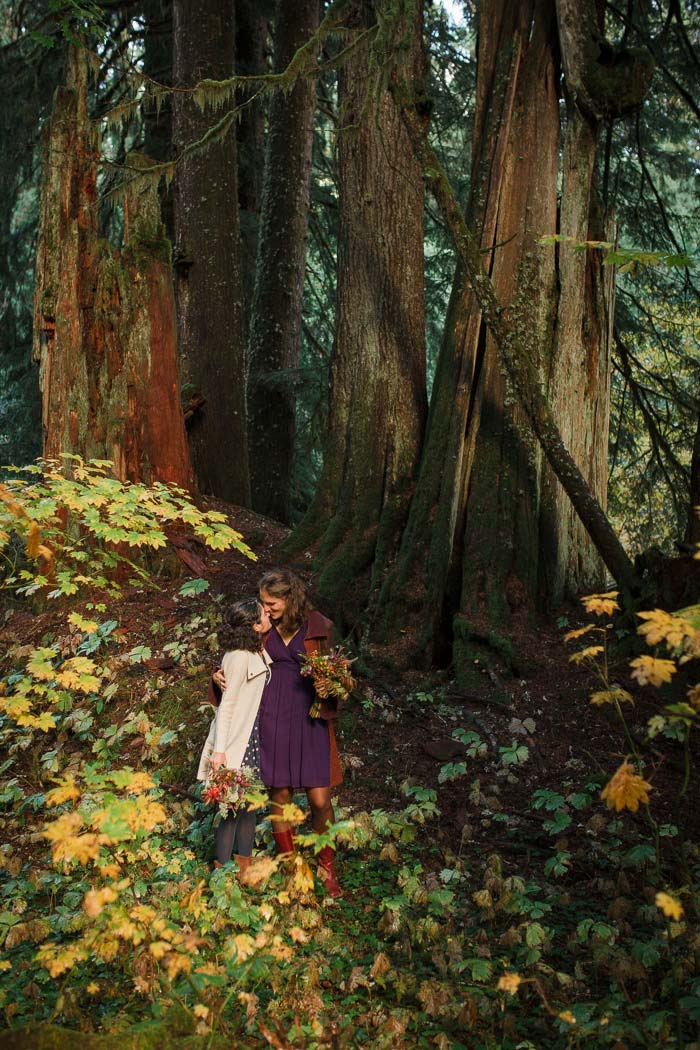 Mount Rainier elopement portrait