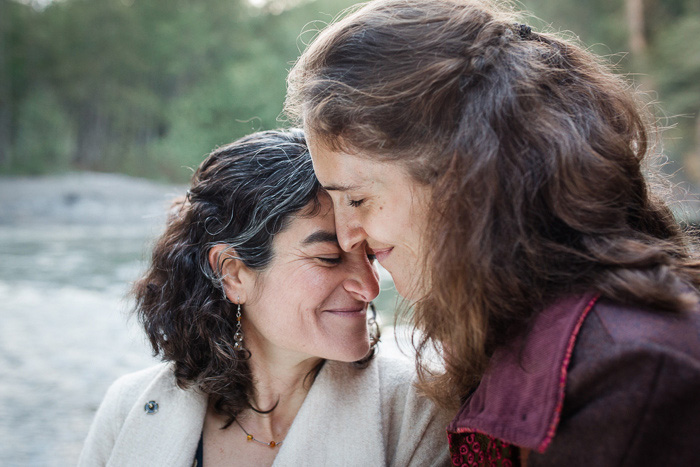 intimate elopement portrait