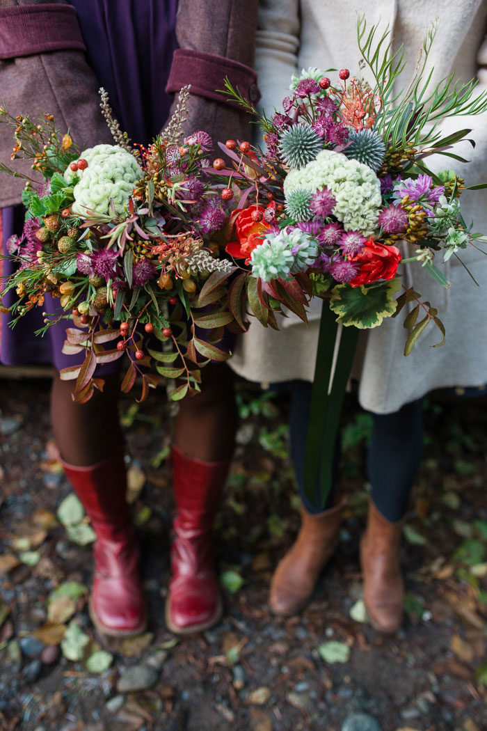 fall wedding bouquets