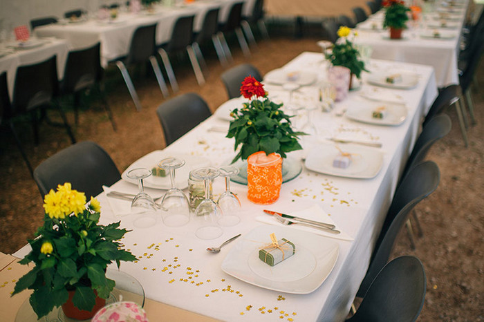 wedding table setting