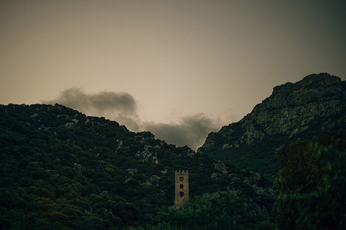 France at dusk