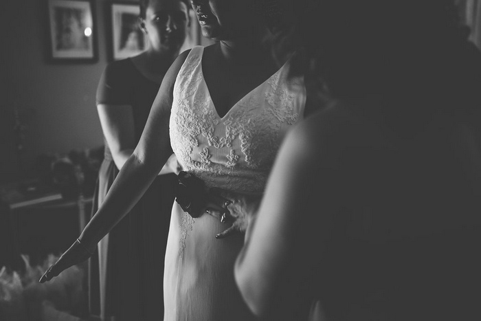 bride getting ready