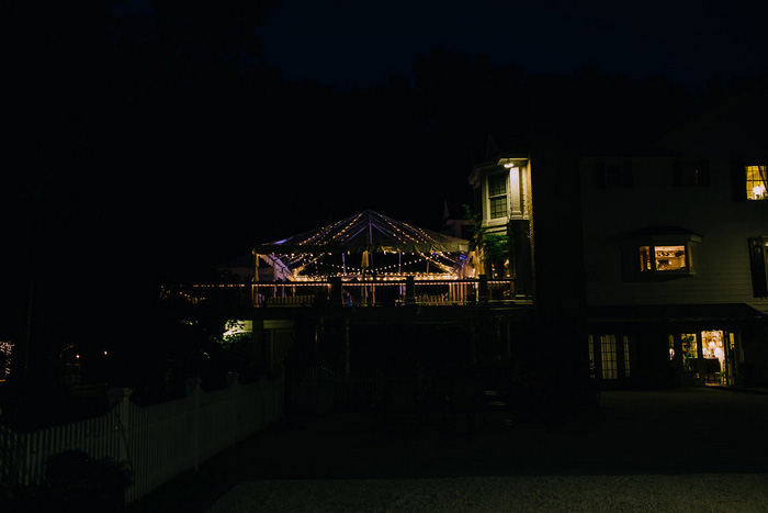 wedding reception tent