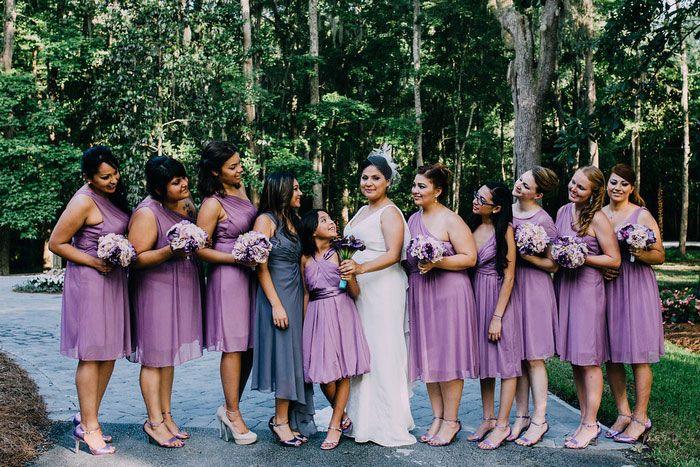 bridal party portrait