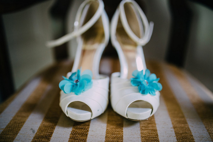 bride's shoes