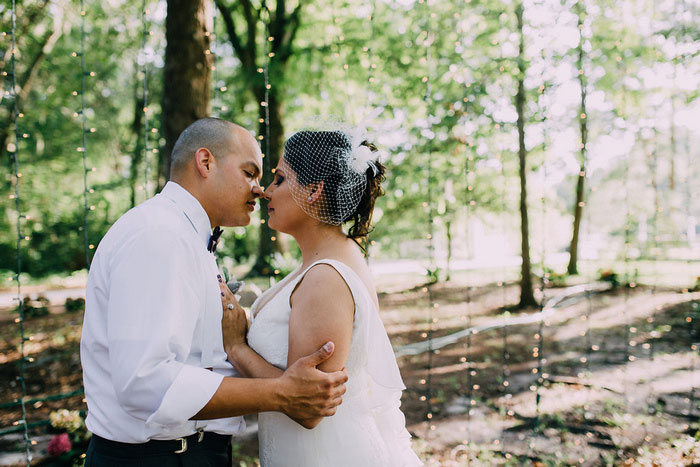 bride and groom portrait