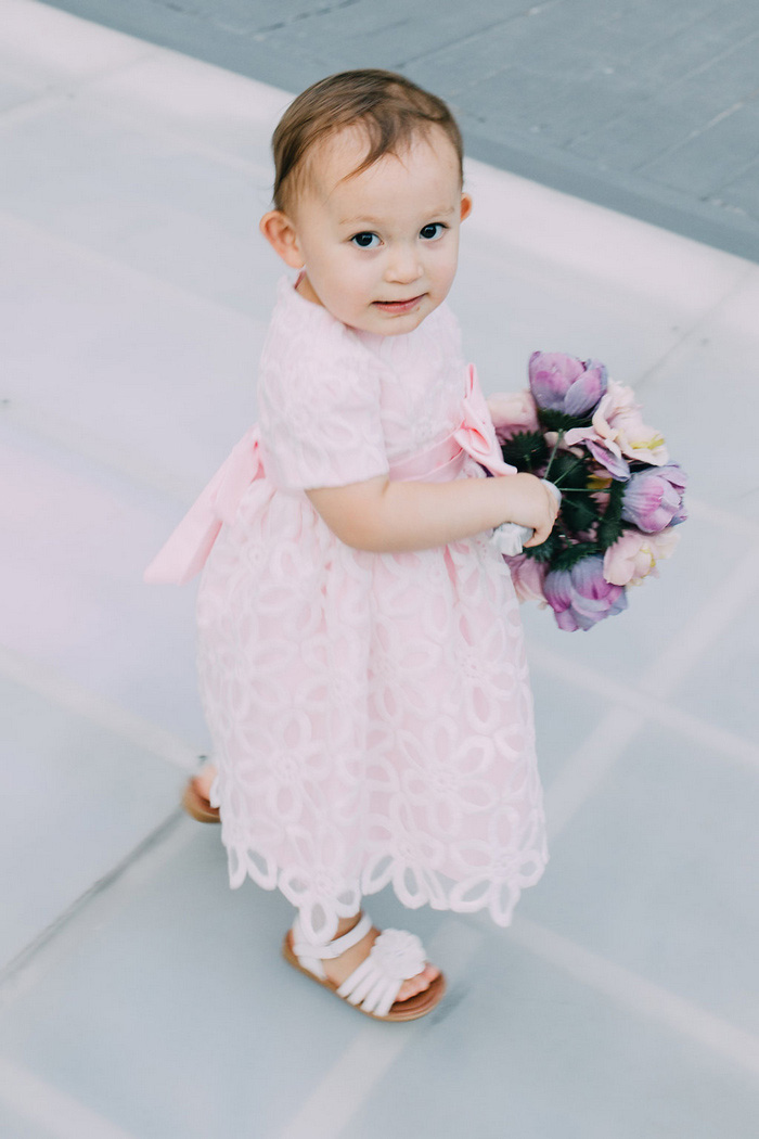 young flowergirl