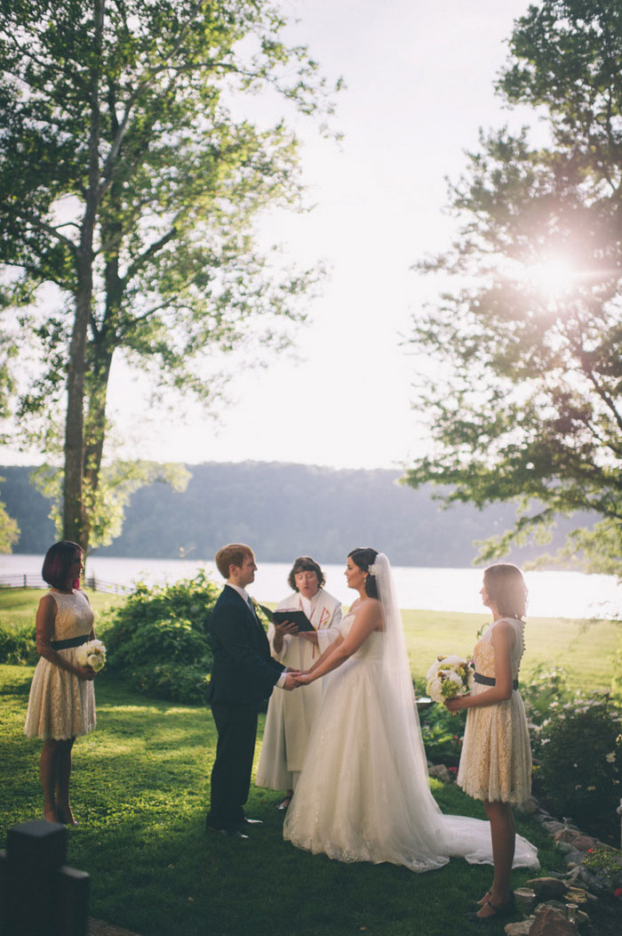 outdoor wedding ceremony