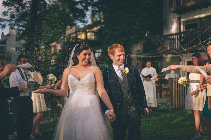 outdoor wedding ceremony