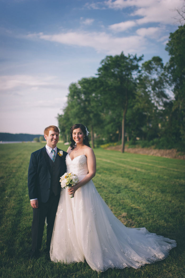 bride and groom portrait