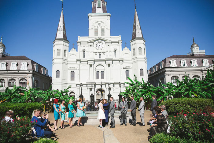 wedding in Jackson Square