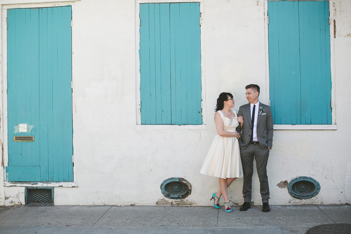 Wedding portrait in New Orleans