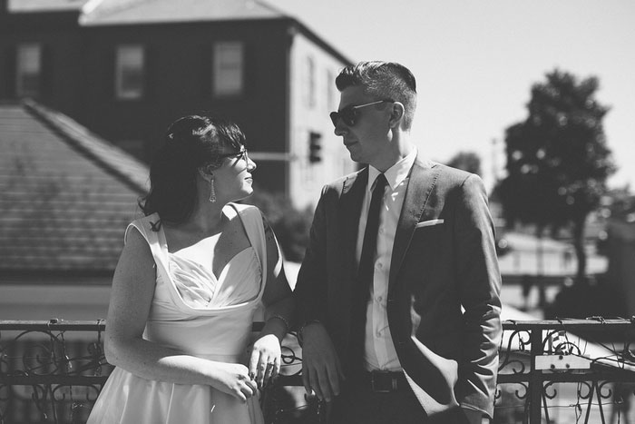 bride and groom portrait