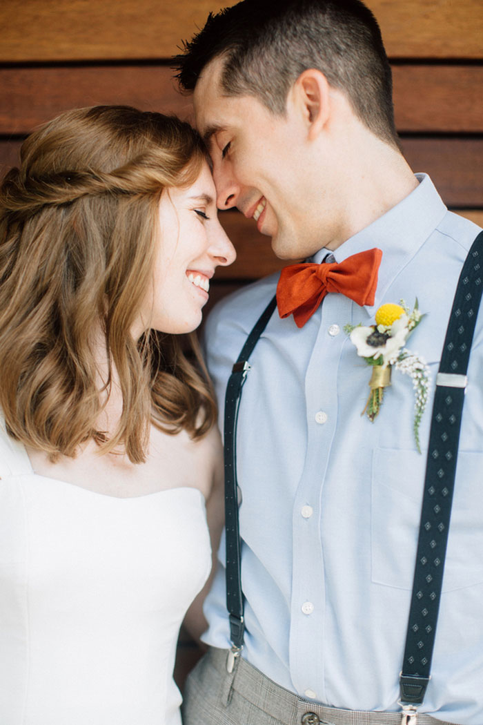 bride and groom portrait