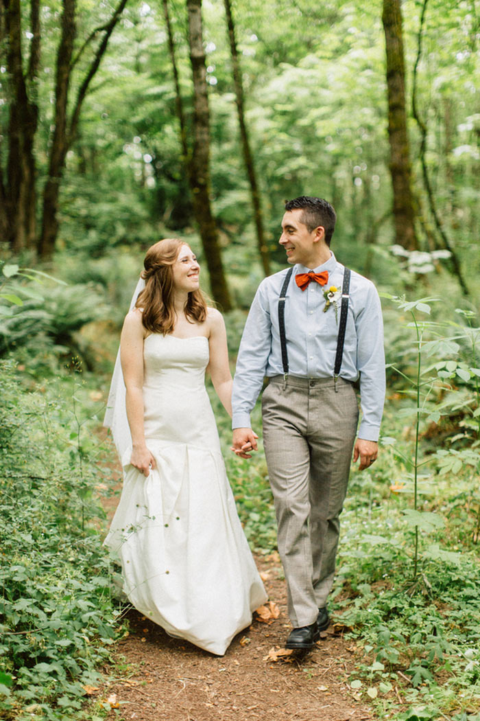 bride and groom portrait