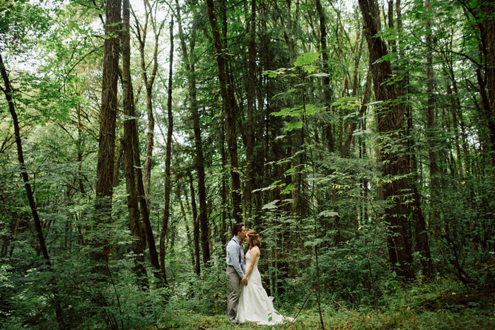 bride and groom portrait