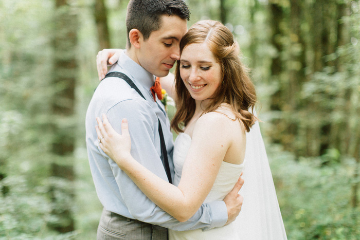 bride and groom portrait