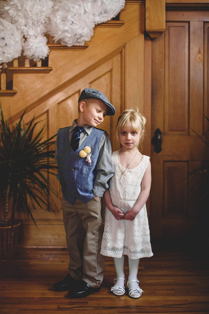 flower girl and ring bearer