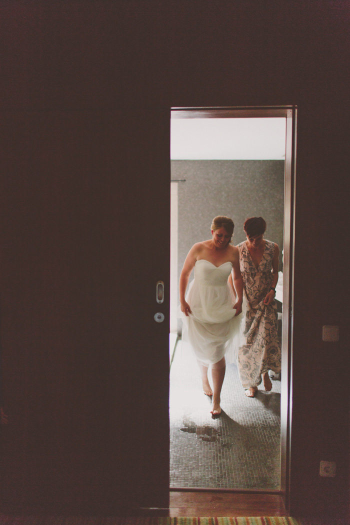 bride getting ready