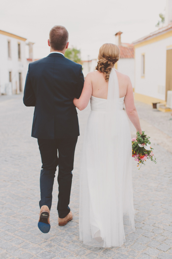 bride and groom portrait in Portugal