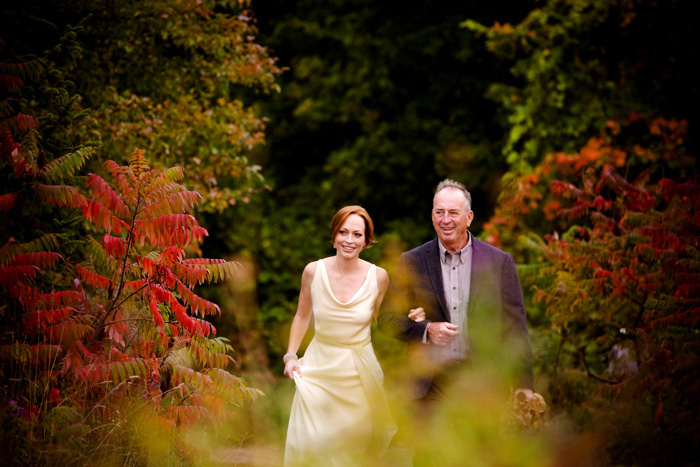 bride walking down aisle