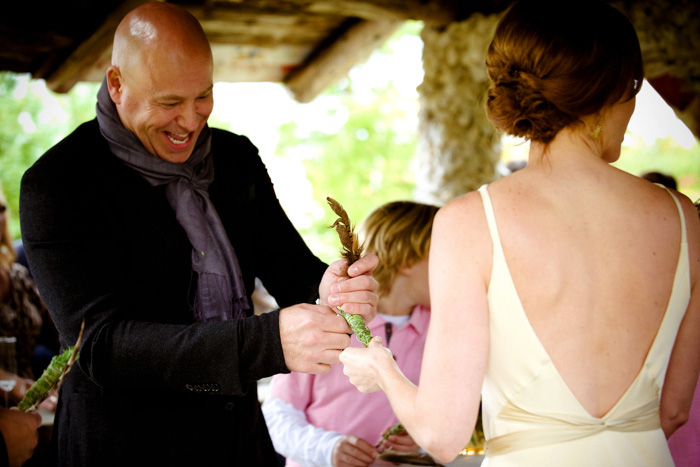 farm wedding ceremony