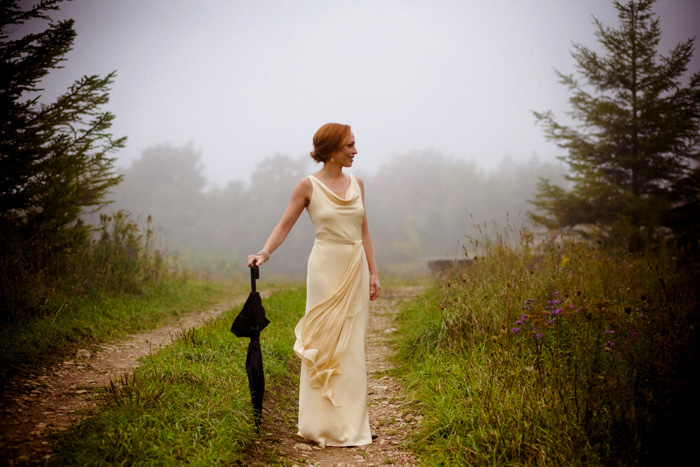 bride portrait with umbrella