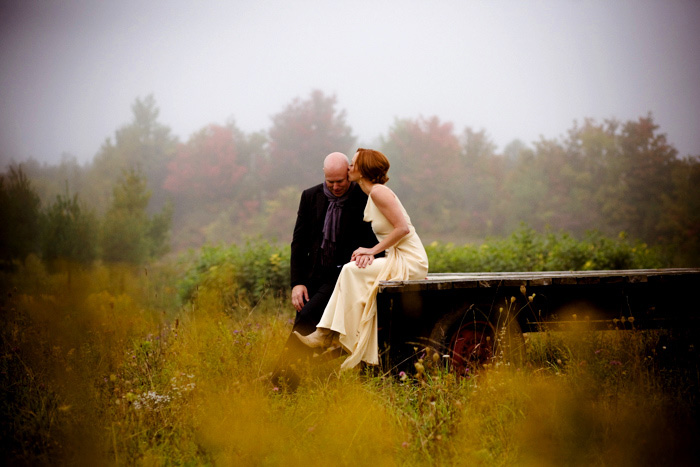 bride and groom portrait