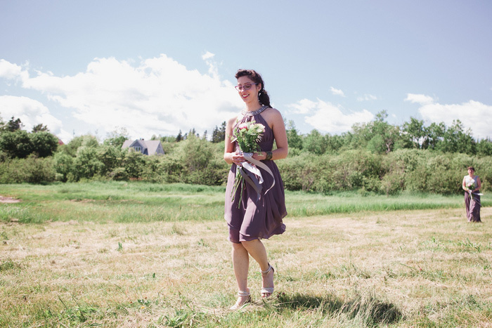 outdoor Nova Scotia wedding ceremony