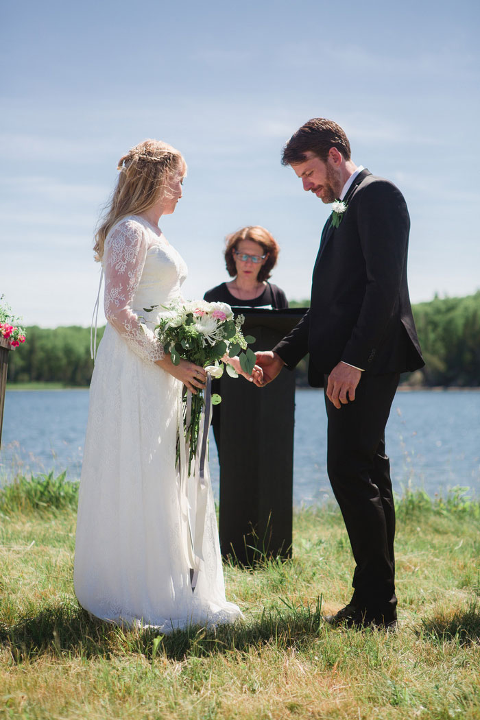 outdoor Nova Scotia wedding ceremony