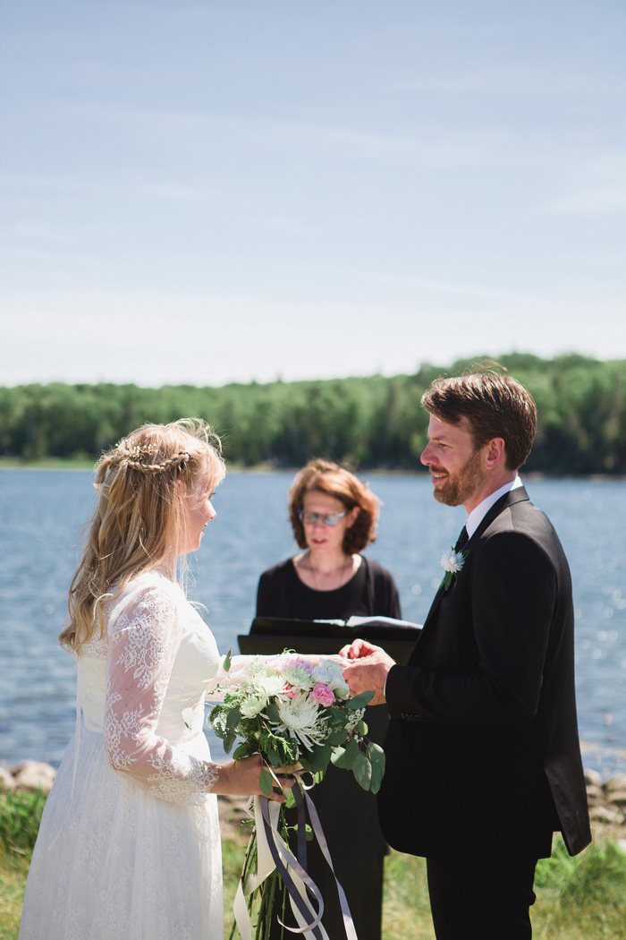 outdoor Nova Scotia wedding ceremony