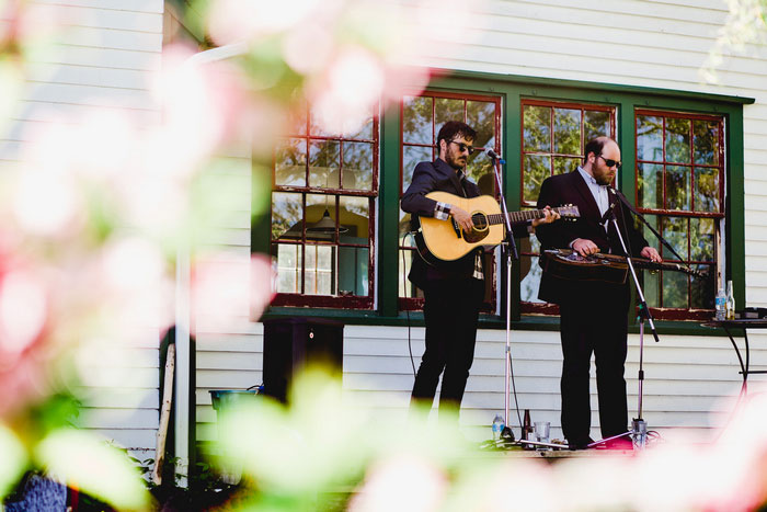 musicians at wedding reception 