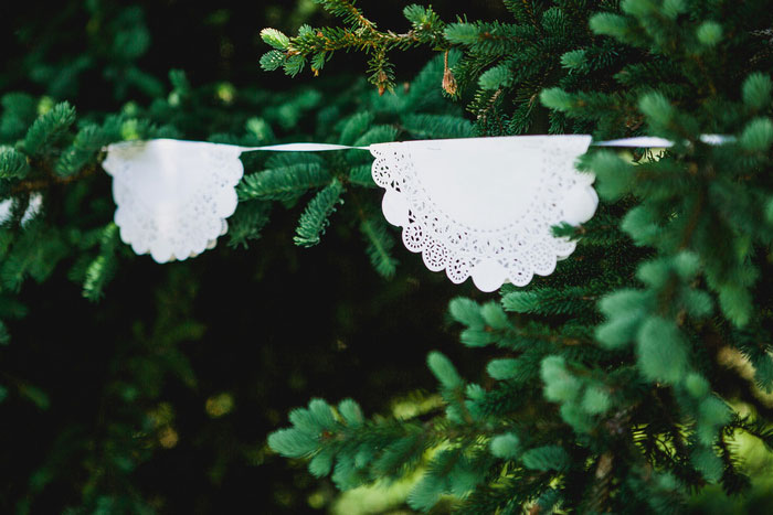 paper doily garland