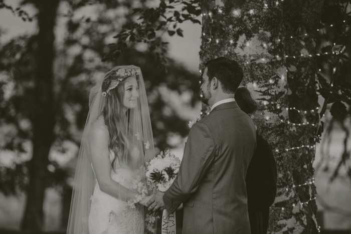 outdoor farm elopement ceremony