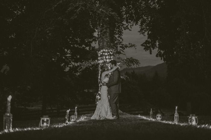 bride and groom portrait on the farm