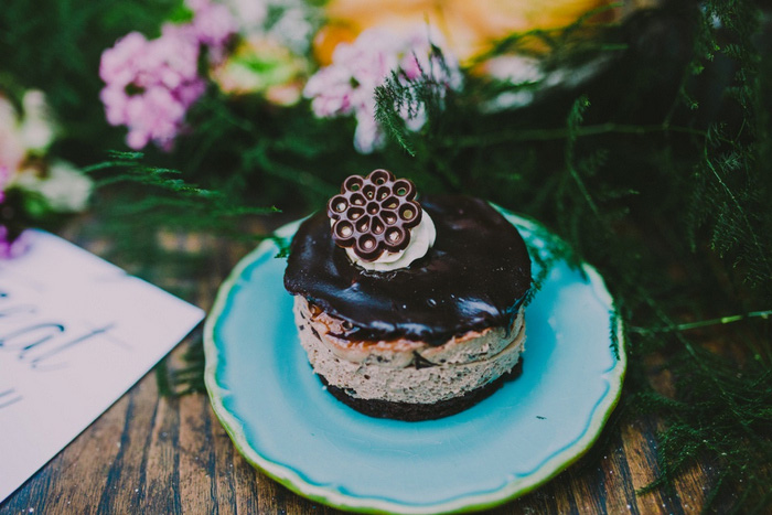 Styled shoot dessert table