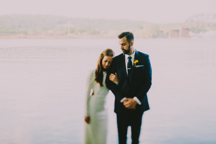 bride and groom portrait