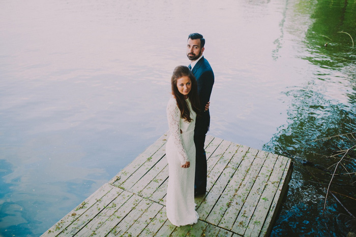 bride and groom portrait