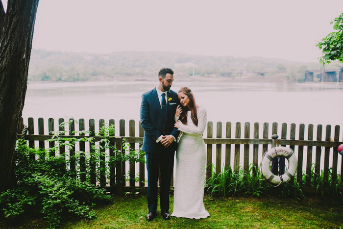 bride and groom portrait