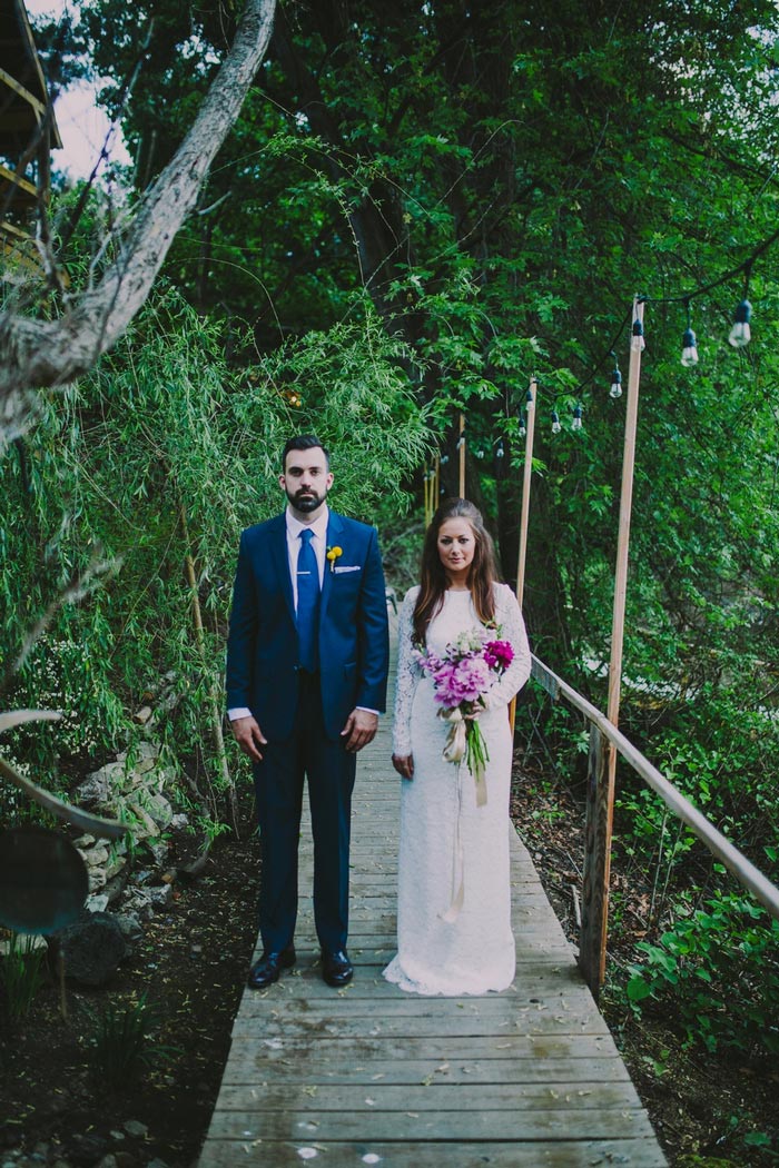 bride and groom portrait