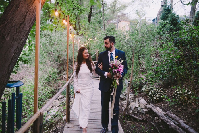 bride and groom portrait