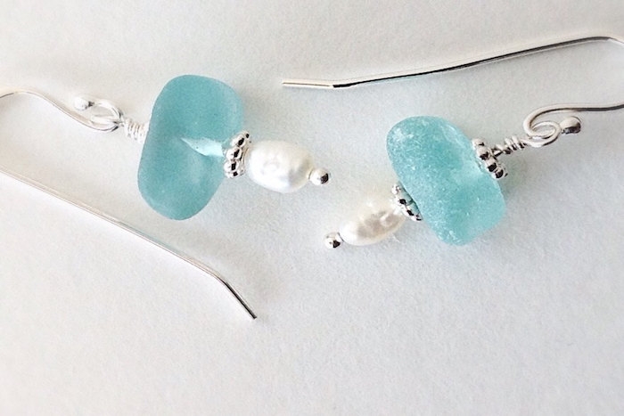 seaglass-earrings