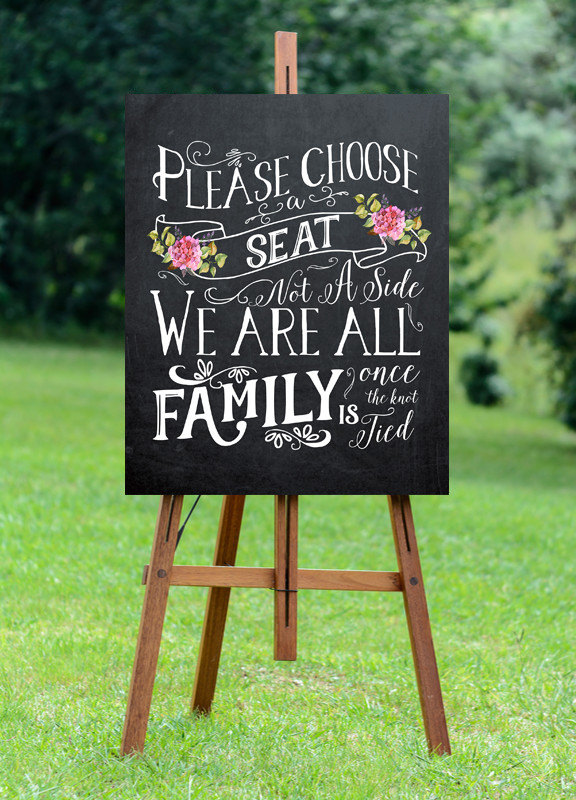 wedding sign