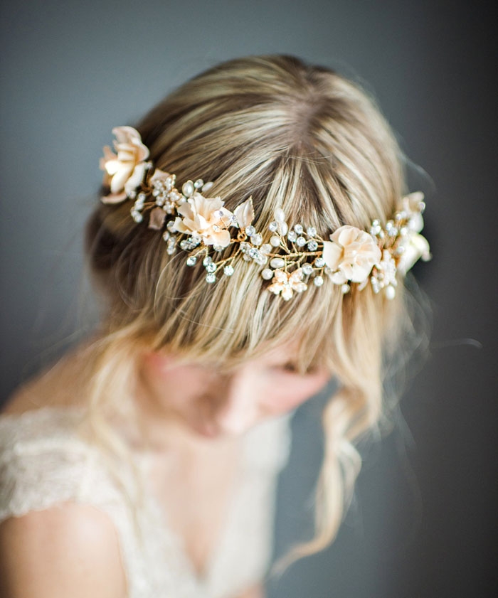 Flowers-Pearls-Headwrap