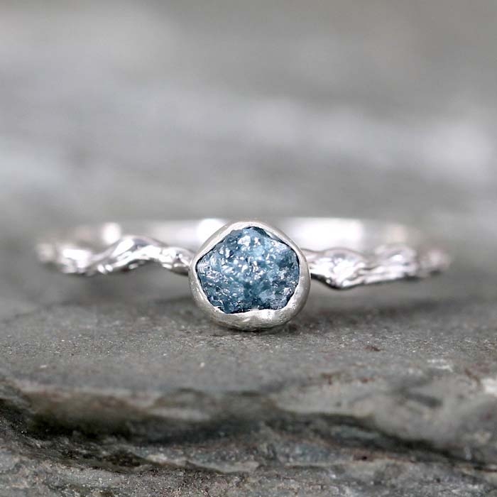 Blue-Rough-Diamond-Ring